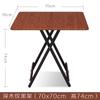 Mesa Quadrada Dobrável para Jantar, Mesa Quadrada 80X80 para Uso Doméstico, Mesa de Jantar Pequena para 2 Pessoas, Castiçal de 70cm