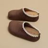 Versión de Cuero Suave~Zapatos Birkenstock de Suela Gruesa de 5 cm de Altura Creciente para Mujer, Mocasines Cerrados sin Cierre para Uso en Exteriores, Pantuflas Birkenstock de Otoño e Invierno