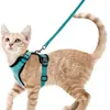 Productos para Mascotas Correa de Pecho Transpirable para Gatos Reflectante Anti-rotura Correa para Caminar Gato Libre Correa para Gato Correa de Pecho para Perro Pequeño