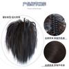 Cabeza de bola de gallinero cola de caballo alta chica caliente esponjoso estilo perezoso clip de fuente de simulación anillo de pelo natural todo partido plancha de pelo