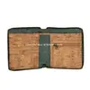 Cartera Transfronteriza de RPET Bolsita para Monedas Corta de Corcho Japonés y Coreano Cartera con Cremallera de RPET y Corcho Fábrica de Personalización
