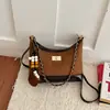 Novedad Otoño 2026 Bolso Cruzado de Hombro Único Estilo Coreano de Nicho Bolso de Cadena de Moda Alta Apariencia Bolso Cuadrado de Moda