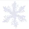 Amazon Transfronterizo Temu Decoración Navideña Plástico PVC Pequeños Copos de Nieve Lentejuelas Accesorios para Adornos de Árbol de Navidad