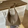 Bolso Tote Simple de Moda Tendencia Primavera 2026, Bolso de Hombro Grande de Color Sólido Simple de Moda para el Trabajo