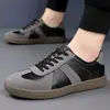 Zapatos de Hombre Transfronterizos, Nuevos Zapatos de Entrenamiento Alemanes, Zapatos de Cuero Casual de Negocios, Zapatos Mocasines para Hombre, Mocasines sin Cordones, Zapatos Cómodos para Hombre