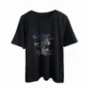Camiseta de Manga Corta con Capucha y Estampado de Perro, Estilo Coreano, Tejido Cepillado, Engrosada para Primavera y Otoño, Prenda Base para Primavera y Otoño
