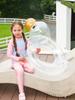 Pato Transparente Anillo de Natación Asiento para Niños Anillo de Natación para Bebé Anillo de Natación Inflable de PVC Salvavidas de Natación Anillo para Axilas