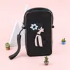 Bolsa de Silicona para Teléfono Móvil de Belleza Transfronteriza, Bolso Cruzado para Exteriores, Billetera para Monedas, Bolsa de Almacenamiento con Correa, Venta al por Mayor Directa de Fábrica