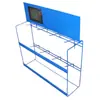 Estante con Máquina Publicitaria, Soporte de Pantalla LCD, Estante de Exhibición para Tienda, Estante con Gancho de Alambre de Hierro para Pantalla LCD
