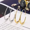 Brincos de argola em formato de gota para mulheres simples versáteis requintados argolas exageradas temperamento estilo minimalista francês brincos com senso de alta qualidade