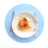 Nuevo Tapete de Barra Tapete para Bebé Tapete Cuadrado Tapete Aislante de Calor Tapete de Silicona para Mesa de Comida Occidental Limpieza Fácil Plato de Hueso Tapete para Ratón