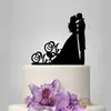 Cartão de Bolo de Casamento em Acrílico Casal se Beijando Noivo e Noiva Cartão de Bolo Sr. e Sra. Cartão de Bolo