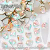 6*8mm Diamante de Cristal Forma de Abanico Planos Fondo Plano Forma Especial DIY Usables Accesorios para Uñas Joyería para Uñas Artísticas Diamante para Uñas Artísticas Venta al por Mayor