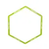 Círculo de Agilidad Octagonal Balón de Baloncesto Control de Balón Equipo de Entrenamiento Anillo de Entrenamiento Físico para Niños Círculo Hexagonal de Salto de Ritmo de Movimiento