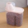 Frascos Sellados para Almacenar Granos, Cajas de Almacenamiento para Cocina, Frascos de Almacenamiento Transparentes de Plástico de Grado Alimenticio para Snacks y Productos Secos a Prueba de Humedad, Sellado a Prueba de Humedad