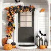 Calabaza de Halloween, Enredadera, Bruja Voladora, Celebridad de Internet Creativa, Regalo de Fiesta, Nuevo Producto Transfronterizo, Enredadera de Calabaza y Hoja de Arce