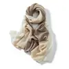 Bufanda de Punto de Cachemira para Mujer 25 Otoño e Invierno Nueva Moda Combinación de Colores Protector de Cuello Cálido Chal Grande Casual y Versátil
