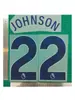 25-26 Kit Home do Tottenham Hotspur Tamanho Adulto A+ 22 # Johnson Número da Camisa Letra Adesivo de Transferência Térmica