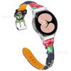 Adequado para Pulseira de Couro Samsung Galaxy Watch4, Pulseira de Relógio de Couro de Primeira Camada em Forma de T e Cintura, Sem Costura