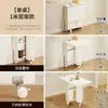 Mesa de comedor plegable para casas pequeñas, ahorra espacio, mesa de comedor ultradelgada con taburetes y sillas escamoteables, mesa de comedor rectangular móvil