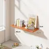 Estante de Pared Oculto de Una Sola Línea Estantería para Libros Colgante de Pared para Sala de Estar Estante Colgante de Pared para Dormitorio