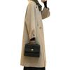 2025 Estilo Coreano Avena Lana Abrigo Estilo Hepburn Retro Holgado Recto Otoño e Invierno Abrigo de Lana de Longitud Media para Mujer