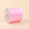 Corda elástica chata colorida para acessórios de joias, fio para montagem manual DIY de pulseiras e braceletes, atacado de materiais de corda tripla