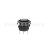 Interruptor basculante redondo KCD1-105 para barco, 10 A, 125 V, 6 A, 250 V, color negro, 3 pies, 3 marchas