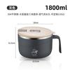 Tazón para fideos instantáneos de acero inoxidable 304, dormitorio de estudiantes, escurridor, gran capacidad, tazón para arroz con tapa, lonchera, regalo, entrega de una pieza