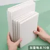 Cuaderno Creativo A5 Pegado Suave Espiral Estudiante B5 Engrosado Cuadriculado Rayado Oficina Bloc de Notas en Blanco Venta al por Mayor