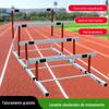 Competição de Atletismo Estrutura de Barreiras Segurança da Barreira Estrutura de Barreira Desconectada Removível Elevável Atletismo do Ensino Médio