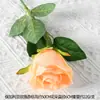 Rosa artificial de imitación para decoración de bodas y salas de estar, flor falsa hecha a mano de seda, accesorios para fotos búlgaros.