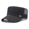 Gorra de béisbol de visera plana y grande, protección solar, malla transpirable, unisex, sombrero de sol de secado rápido para verano, sombrero casual