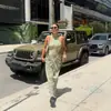 Vestido de vacaciones sexy y llamativo para mujer, con cuello halter, espalda descubierta con tiras para atar, cintura fruncida, alta elasticidad, corte ajustado, largo de sirena