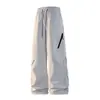 Calça de Caminhada Impermeável e à Prova de Vento com Pernas Retas para Homens e Mulheres, Primavera e Outono, Multicolorido, Calça Longa de Pernas Largas para Trabalho Única