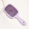 Fornecimento Direto da Fábrica Pente Cortador Adesivo de Água Artesanato Padrão Personalizado Grades de Padrão Pente de Secagem Rápida Dente Macio Cabelo Liso Pente Mágico