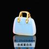 Jingdian Jewelry Piedra Natural Miniatura Bolso Colgante Accesorios Colección Colgante de Cristal DIY Colgante de Joyería Venta al por Mayor