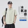 Nova Camisa Polo Masculina de Verão 2025, Solta, de Manga Curta