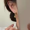 Pendientes de perlas con diseño de lujo y luz de aguja plateada, estilo coreano, elegantes, nuevos y con explosiones, de nicho.