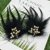 Horquilla de plumas estilo Sen con forma de mariposa, estilo Super Hada Mao Mao, con clip lateral para niña, estilo japonés, bonitos accesorios para el cabello estilo Han antiguo.