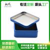 Caja Cuadrada de Hojalata Personalizada, Caja de Hojalata para Empaque de Suministros de Hotel, Caja Personalizada para Almacenamiento de Artículos de Aseo