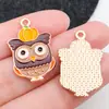 Mezcla 50 Colgantes de Pavo de Acción de Gracias, Calabaza y Hongo de Dibujos Animados Accesorios para Pulsera y Llavero DIY