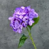 Flores Artificiais Cor Gradiente 3D Hortênsia Decoração de Casa Arranjo de Cena de Casamento Flores de Seda Flores Artificiais Transfronteiriças Venda por Atacado