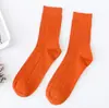 Calcetines deportivos de algodón para hombre, de estilo universitario, finos, transpirables y absorbentes del sudor, de color liso, de moda para primavera y verano.