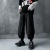 Pantalones de linterna retro estilo japonés transfronterizos para hombre, pantalones anchos holgados con cordón, pantalones jogger deportivos de talla grande con caída moderna