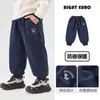 Calça Europeia Masculina de Inverno com Plus Veludo Calça Casual para Bebê Calça Longa Engrossada para Menino Pequeno Roupa Infantil Calça de Algodão Infantil Roupas de Inverno