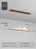 Nuevo Candil de Restaurante Estilo Chino Larga Madera Grano Estilo Chino Zen Simple Barra Estudio Paisaje Sala de Té Mesa de Té Lámparas