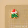 Acessórios de resina de Natal, adesivos para capa de celular cor creme DIY, presilhas de cabelo, tiaras, chaveiros, brincos, pingentes e decorações para chinelos