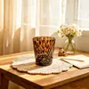 Taza serie estampado de leopardo, taza de agua impresa con creativo estampado de leopardo, taza de café para el hogar y la oficina, taza de leche, regalo moderno y personalizado