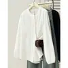 100kg Novo Estilo de Outono para Meninas Plus Size: Camisa Elegante com Babados de Renda e Manga Longa, Blusa Casual e Estilosa para o Trabalho 0940